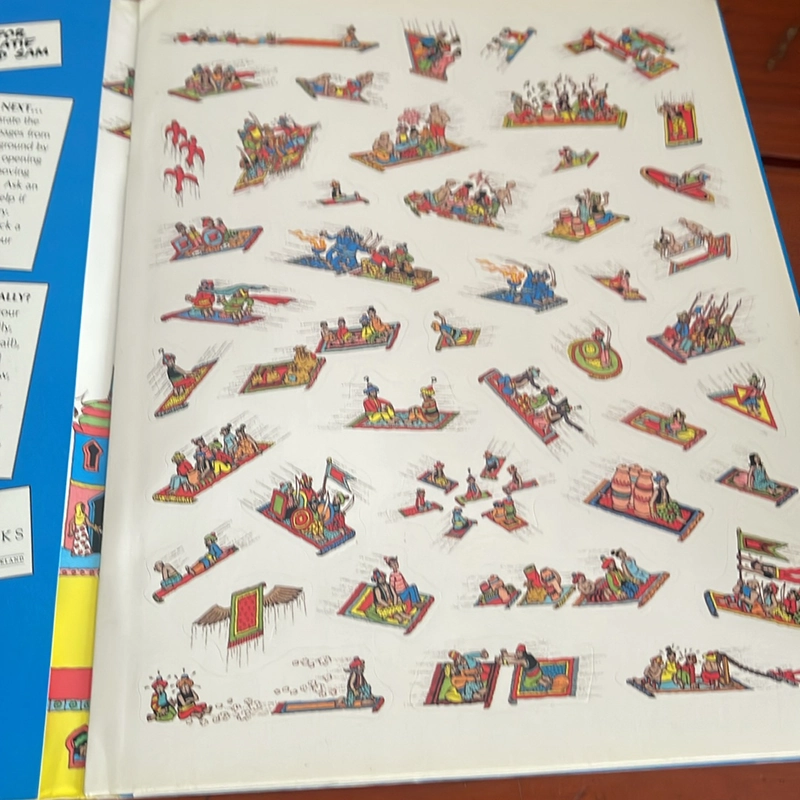 PICTURE BOOK where’s wally? The fabulous flying carpets sticker book! 536676