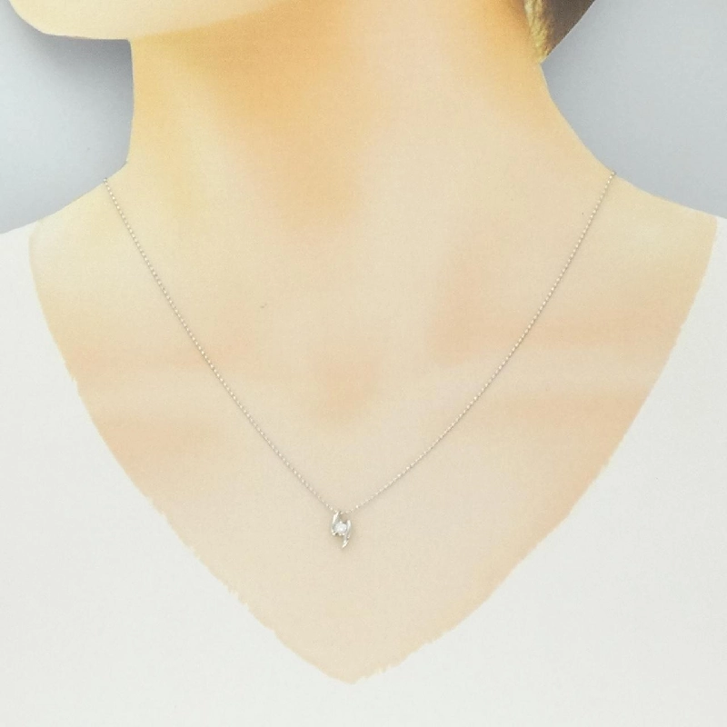 Dây chuyền kim cương PT900/PT850 0.06CT - Hàng hiệu Authentic 858804