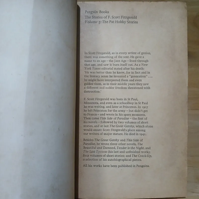 The Pat Hobby Stories - F. Scott Fitzgerald 711749