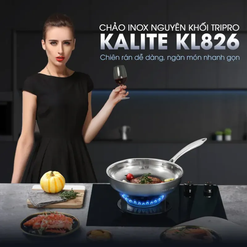 Chảo TRIPRO KALITE – Truyền Nhiệt Cực Nhanh, Đáy 3 Lớp Giúp Tiết Kiệm Tối Đa Năng Lượng! 732596