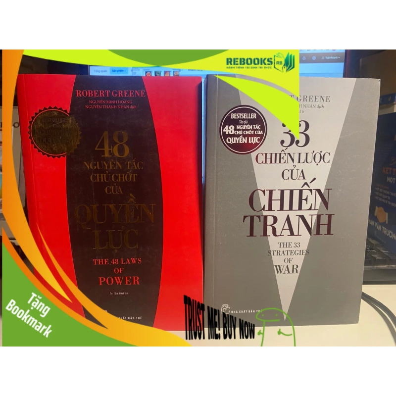 (TẶNG BOOKMARK) Bộ Chiến Lược Của Robert Greene Để Luôn Luôn Chiến Thắng Cuộc Chơi (2 cuốn) - Robert Green Sách kỹ năng RBK0302 939915