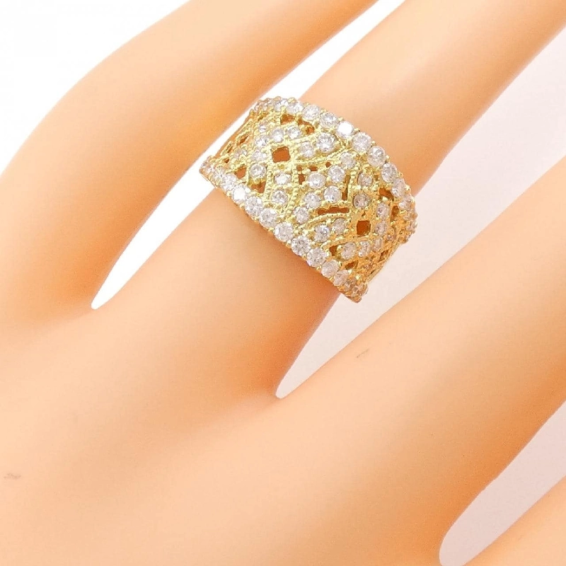 Nhẫn kim cương K18YG 1.00CT 672645