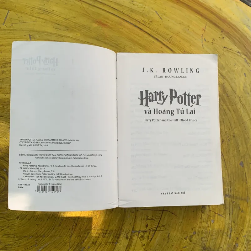 HARRY POTTER VÀ HOÀNG TỬ LAI - J. K. ROWLING  1002249
