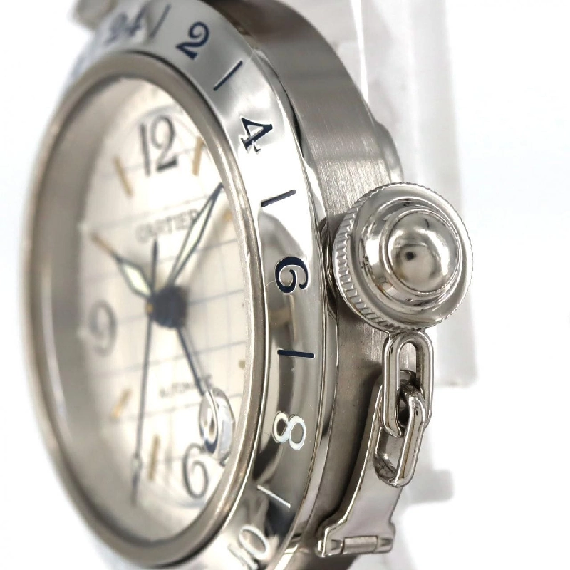 Cartier Pasha C GMT W31029M7 SS tự động - Hàng hiệu Chính hãng 881130