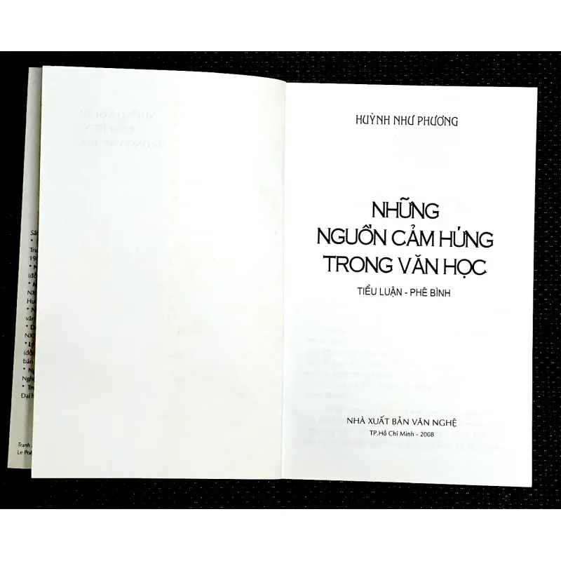 NHỮNG NGUỒN CẢM HỨNG TRONG VĂN HỌC - Tiểu Luận- Phê Bình 1005544