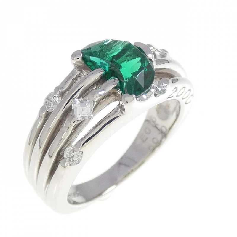 Nhẫn ngọc lục bảo tổng hợp CléSainBère 0.76CT - Hàng hiệu Authentic 837966