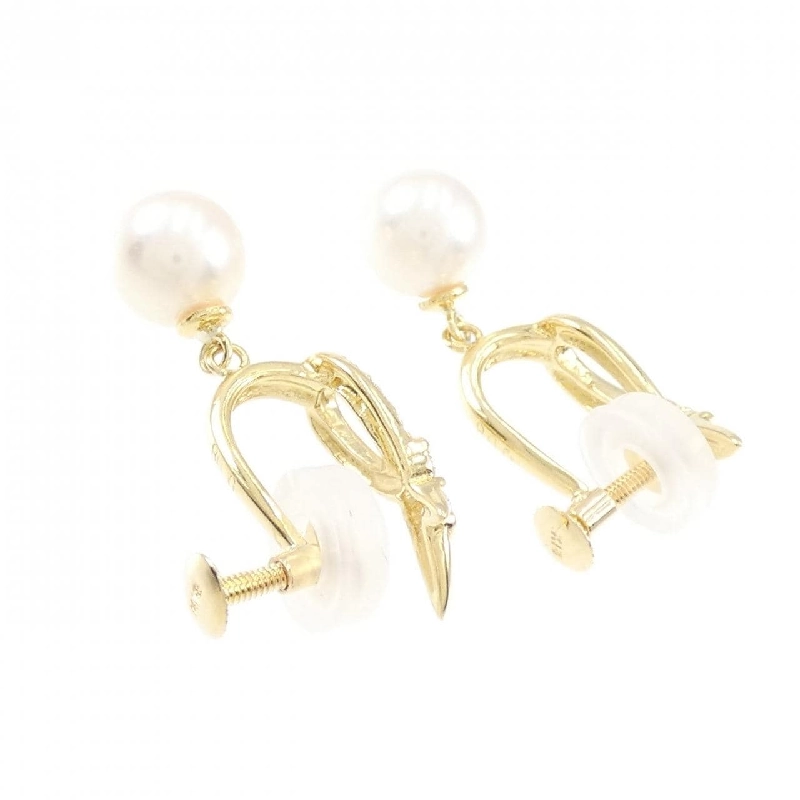 Bông tai ngọc trai Akoya K18YG 6.9mm - Hàng hiệu Chính hãng 872176