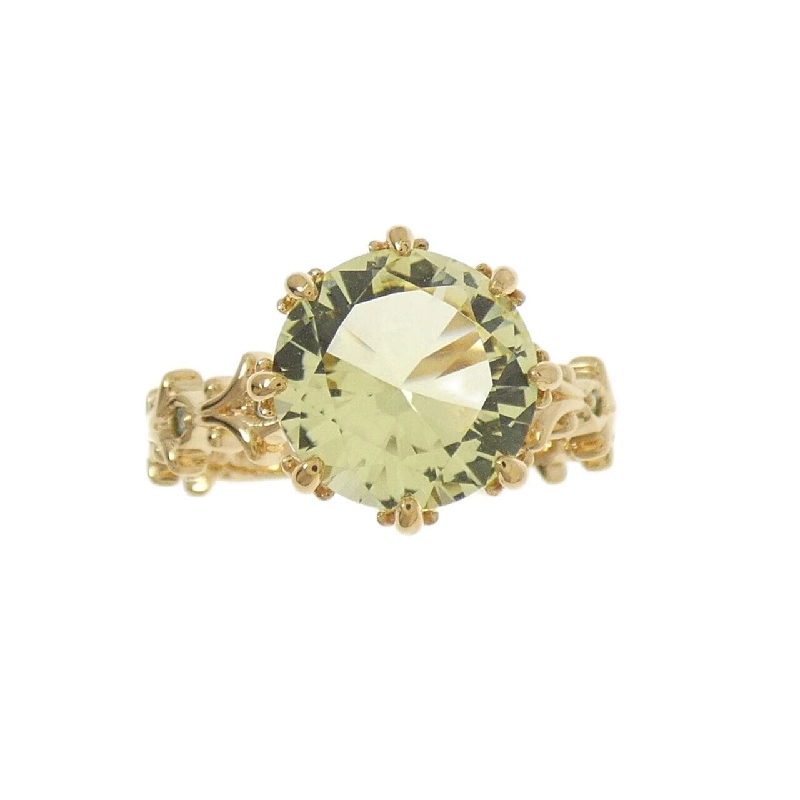 Nhẫn đá màu K18YG - Hàng hiệu Authentic 852916