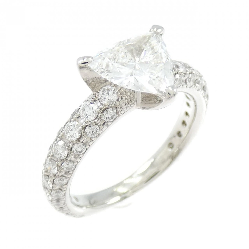 Nhẫn kim cương PT900 1.113CT E SI1 cắt hình đặc biệt - Hàng hiệu Authentic 873707