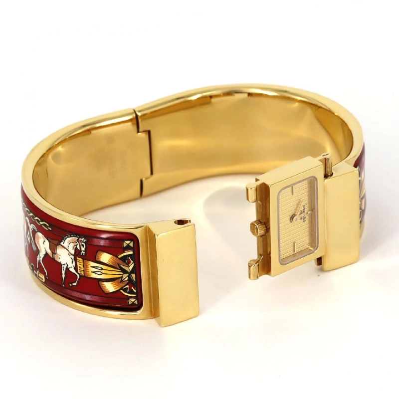 Hermès Roca Enamel GP LO1.201 GP Quartz - Hàng hiệu Authentic 872590