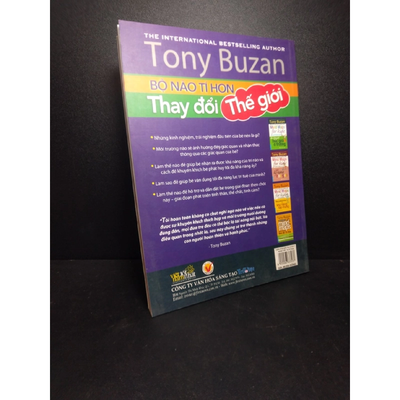 Tony Buzan - Bộ Não Tí Hon Thay Đổi Thế Giới (Tập 2) mới 80% bẩn bìa HCM0810 912054