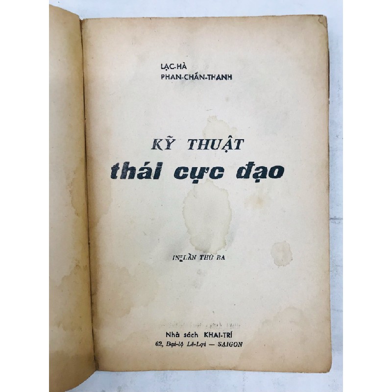 Kỹ thuật thái cực đạo - Lạc Hà & Phan Chấn Thanh 128086