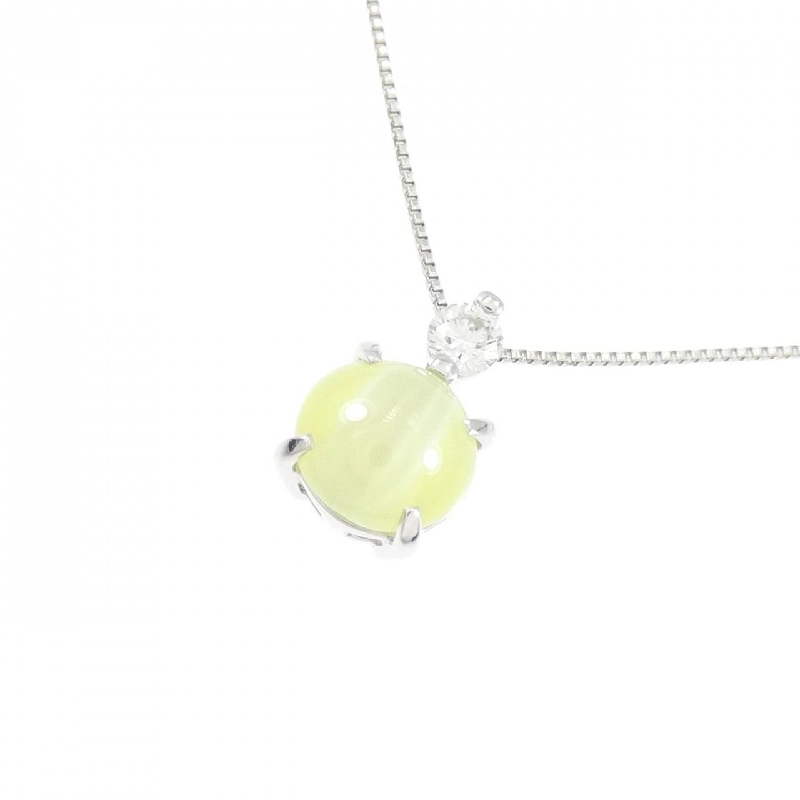 PT900/PT850 Mặt dây chuyền Chrysoberyl Cat's Eye 1.76CT - Hàng hiệu Chính hãng 860327