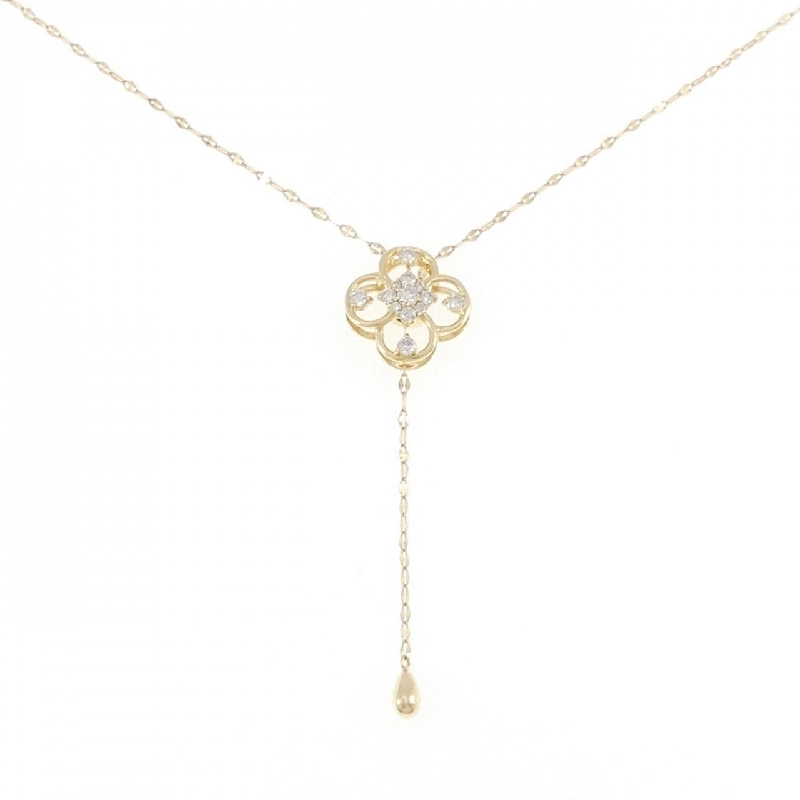 K18YG Hoa Hồng Kim Cương Dây Chuyền 0.30CT - Hàng hiệu Chính hãng 861084