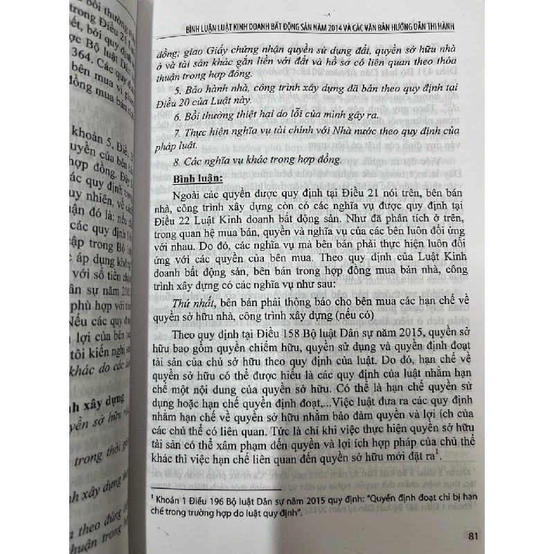 Bình luận Luật kinh doanh bất động sản năm 2014 và các văn bản hướng dẫn thi hành - TS. Nguyễn Minh Oanh 752044