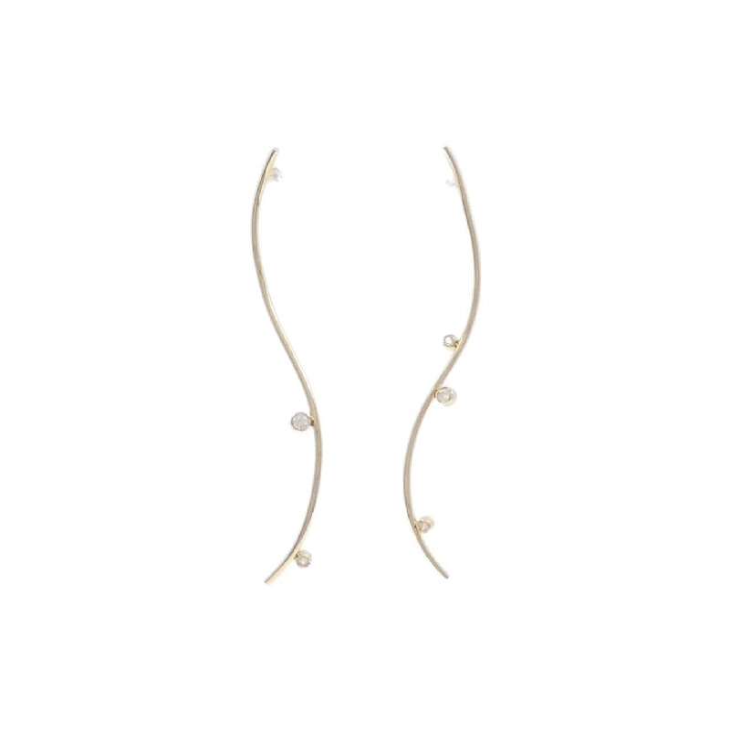 Bông tai cubic zirconia 4゜C 665423