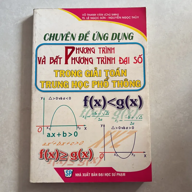 Chuyên đề ứng dụng phương trình và bất phương trình đại số 778999