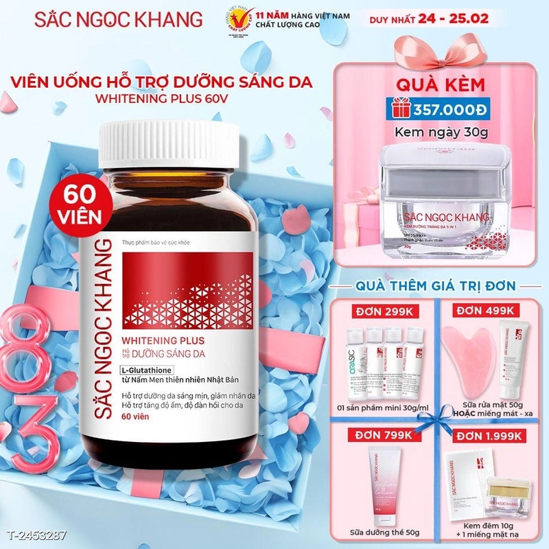 Viên uống dưỡng trắng 393000