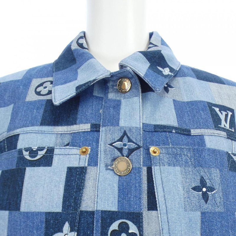 【Mã giảm giá】Áo khoác denim LOUIS VUITTON 637089