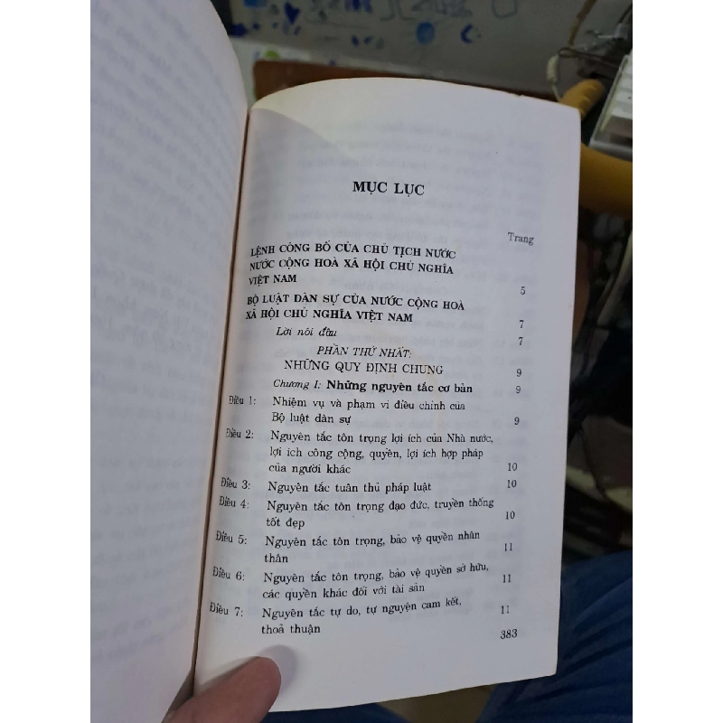 Bộ luật dân sự của nước Cộng hòa xã hội chủ nghĩa Việt Nam GIÁO TRÌNH, CHUYÊN MÔN HCM1008 919935