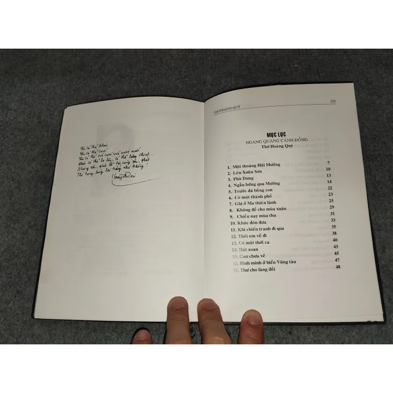 NGANG QUA CÁNH ĐỒNG - THƠ HOÀNG QUÝ 729317