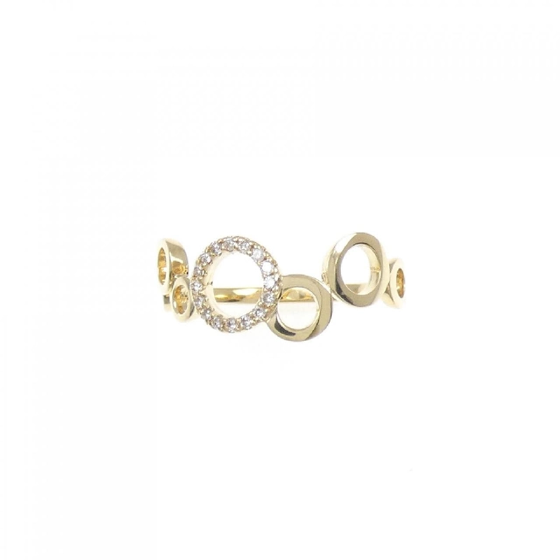 Nhẫn kim cương K18YG 670758