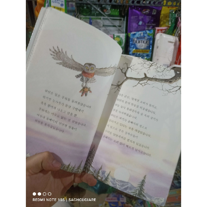 Truyện con cú và chú ếch trong nhà gỗ Tiếng Hàn mới 90% Sách học tiếng Hàn HCM2702 930144