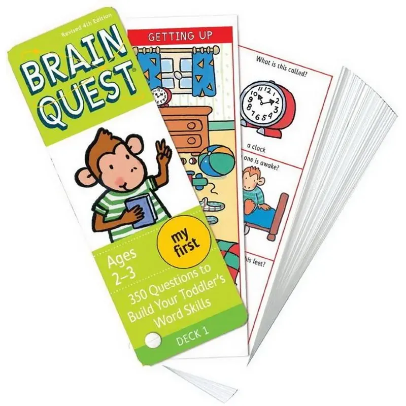 Brain quest 2-6 tuổi (Sách nhập) - 4 hộp thẻ 759578
