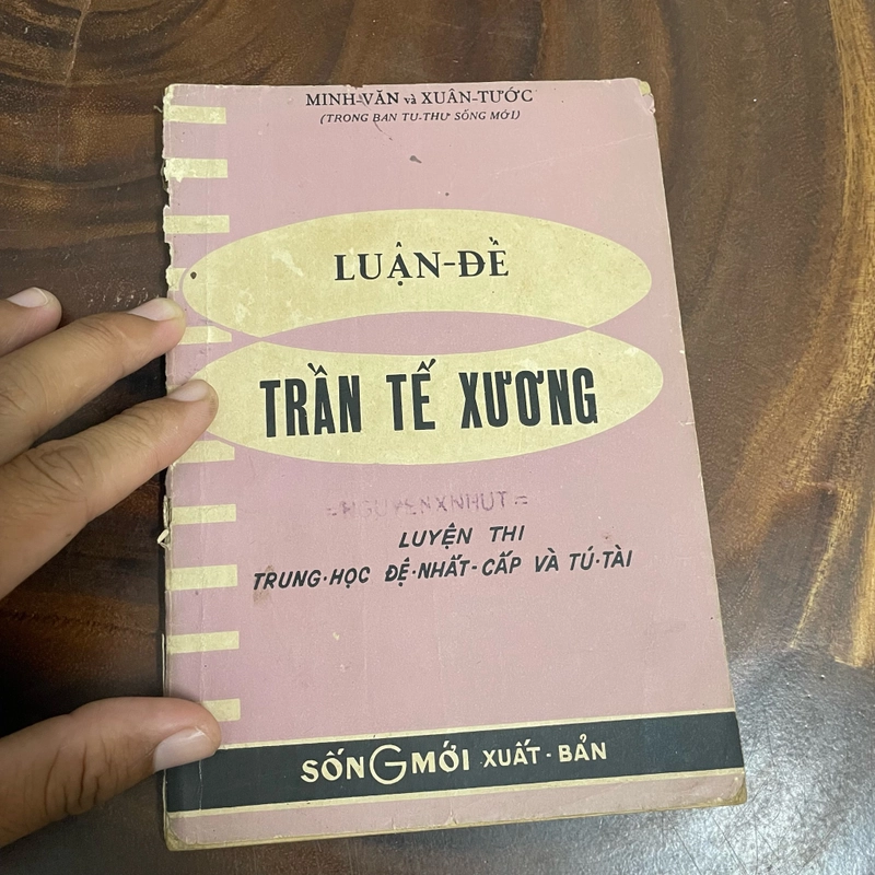 II Tựa sách: Luận Đề Trần Tế Xương - Minh Văn & Xuân Tước - NXB Sống Mới - 1961 463530