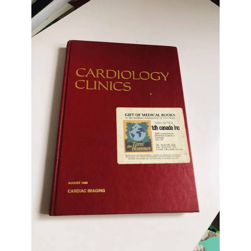 CARDIOLOGY CLINICS – cardiac imaging - BÌA CỨNG, KHỔ TO 697887