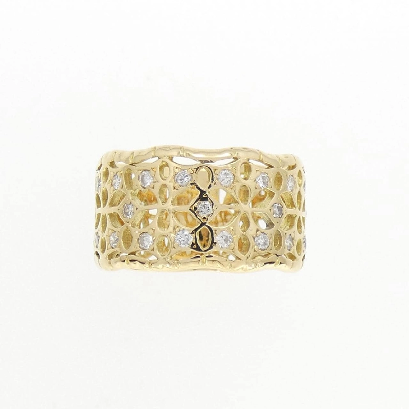 Nhẫn kim cương K18YG 672851