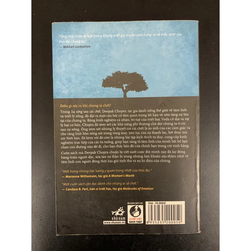 (Sách cũ) Sự sống sau cái chết - Gánh nặng chứng minh - Deepak Chopra 966375