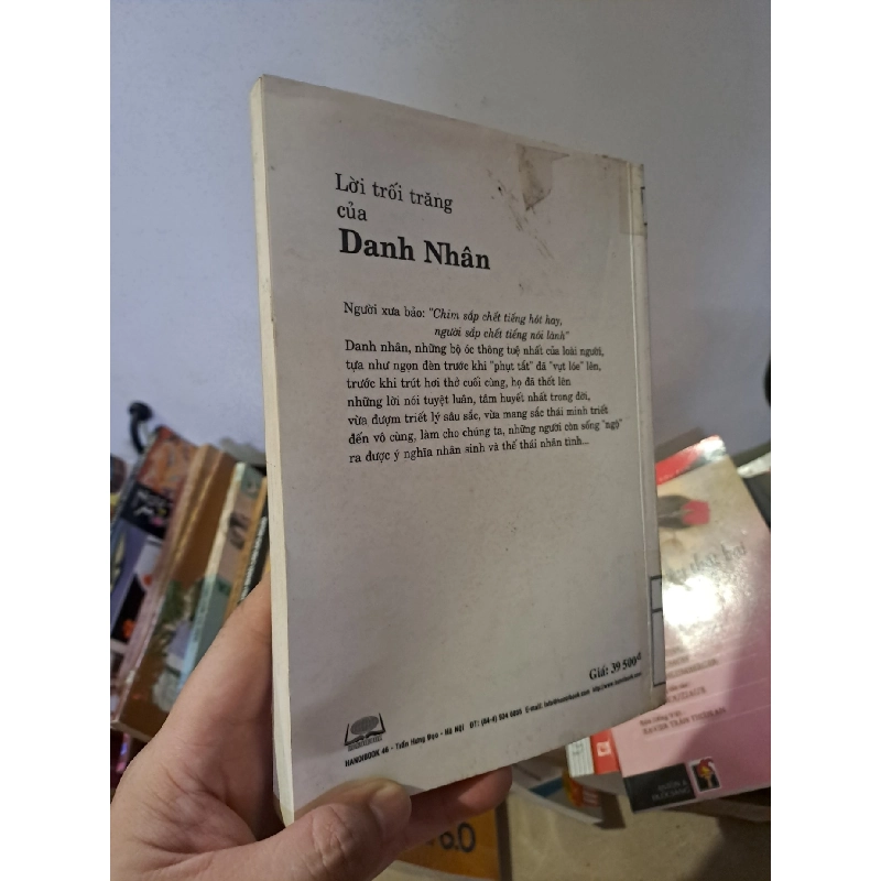 Lời trối trăng của danh nhân tập 1 mới 80% ố nhẹ Thế Trường 2001 HCM0308 DANH NHÂN 923527