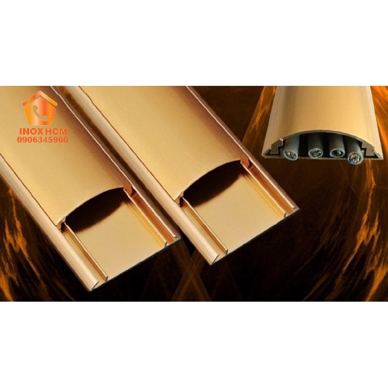 Nẹp Inox Bán Nguyệt PVD - nhận gia công inox theo yêu cầu 3440