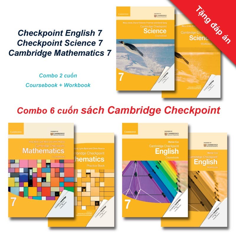 Sách Tiếng Anh - Cambridge Checkpoint English, Mathemat, Science - mới 21784