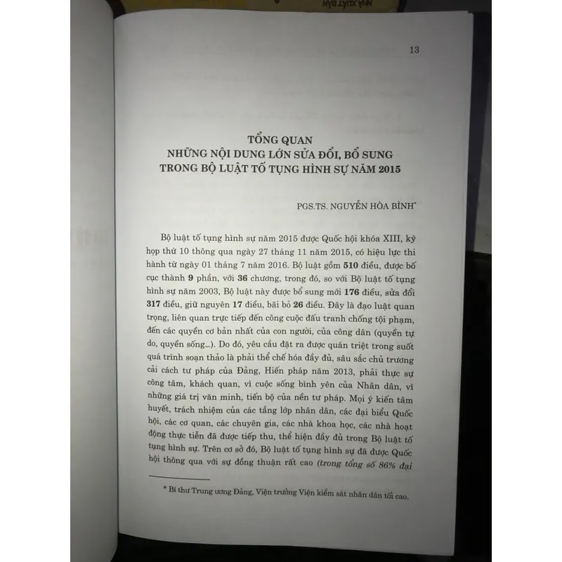 Những nội dung mới trong Bộ luật Tố tụng Hình sự năm 2015 704972