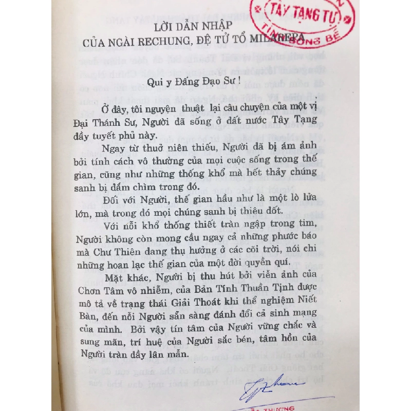 Milarepa đại thánh sư tây tạng - bản dịch Viên Thông ( bản in kéo lụa chữ rõ ) 124695