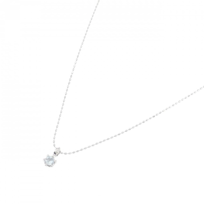 K10WG Aquamarine Necklace - Hàng hiệu Authentic 858947