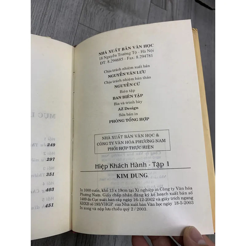 Hiệp khách hành. Bộ 2 tập bìa cứng.  707580