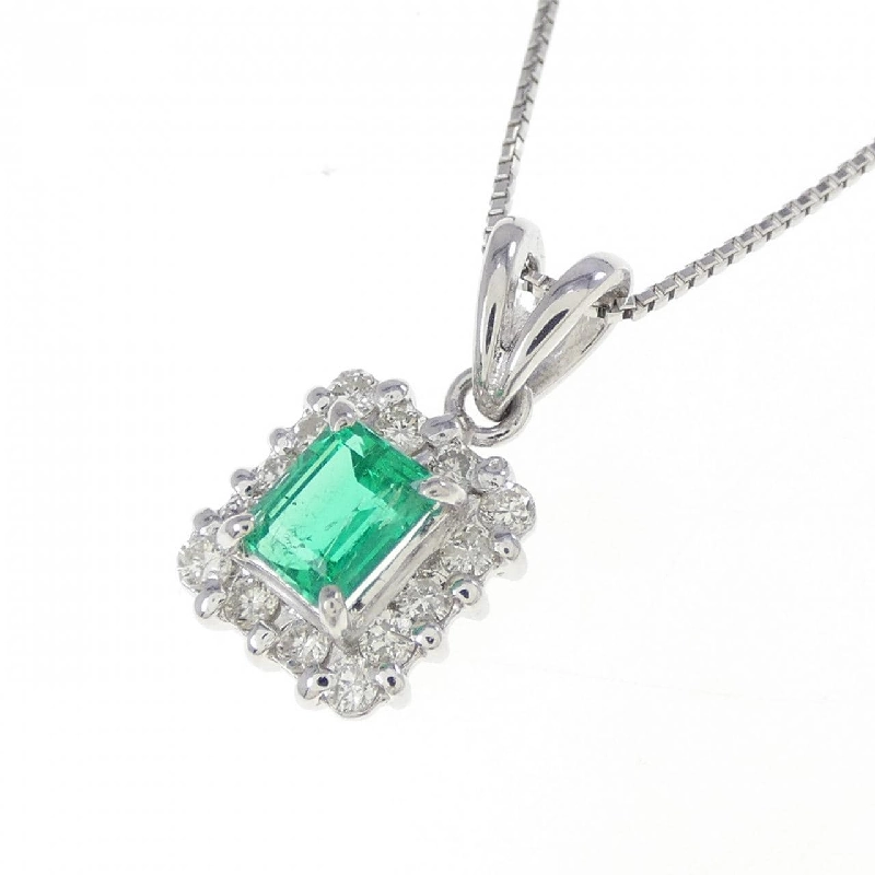 Dây chuyền ngọc lục bảo PT900/PT850 0.31CT - Hàng hiệu Authentic 859661