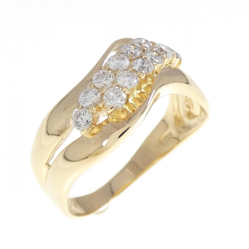 Nhẫn kim cương K18YG 0.50CT 669742