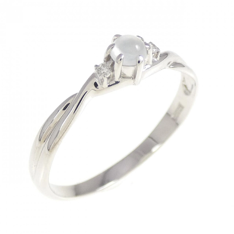 Nhẫn đá mặt trăng K18WG 672249