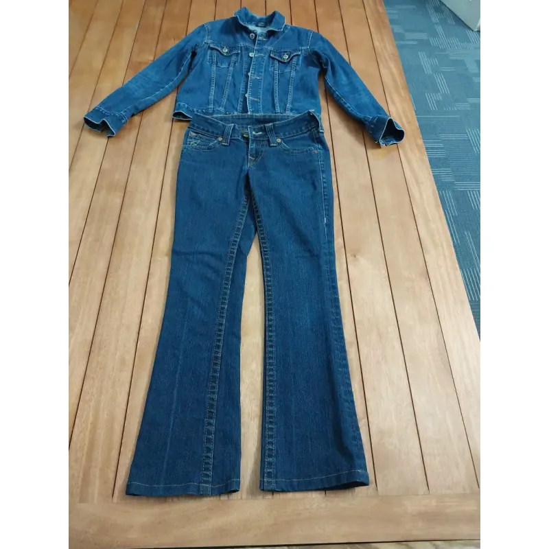 HANH LÝ SET JEAN VINTAGE MỸ – ÁO + QUẦN 1023178