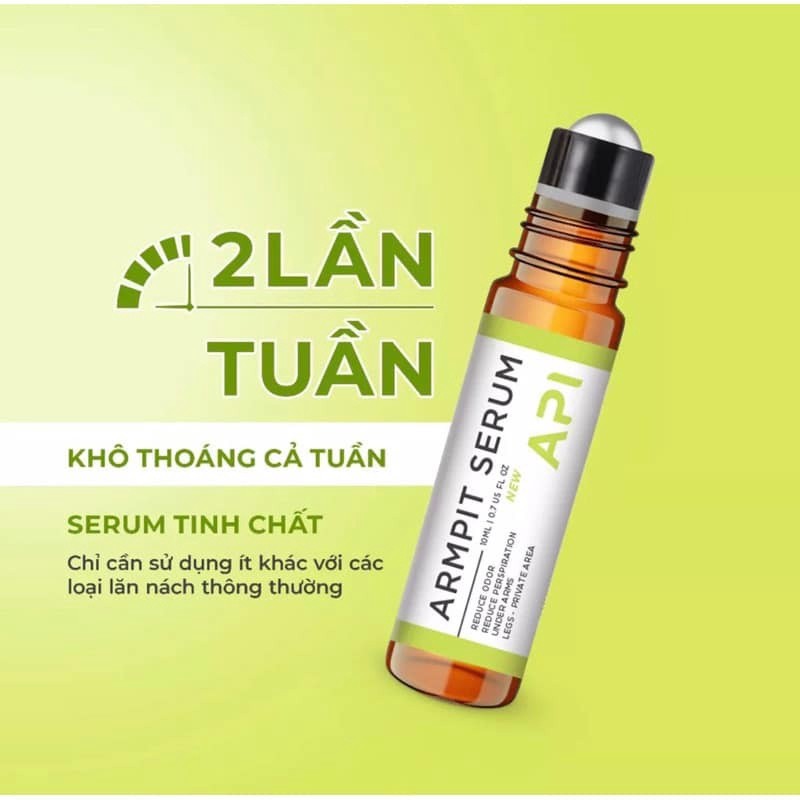 Bộ đôi API làm trắng+khử mùi 10ml 109834