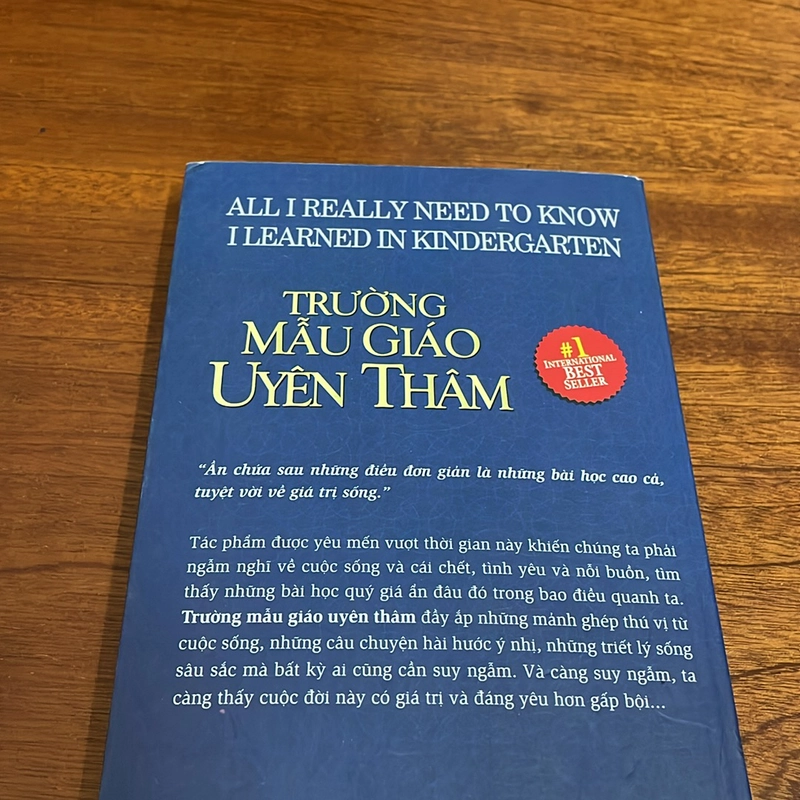 II Tựa sách: Trường Mẫu Giáo Uyên Thâm - ROBERT FULGHUM - 2019 498713