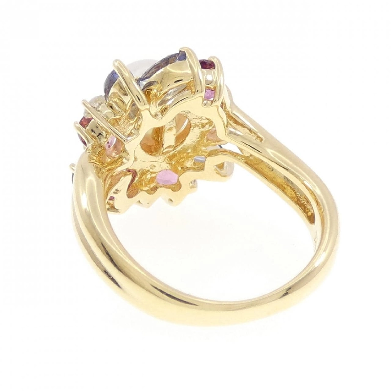 Nhẫn đá màu K18YG 671172