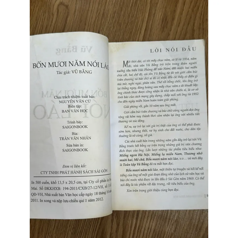 Bốn mươi năm nói láo - Vũ Bằng 788621