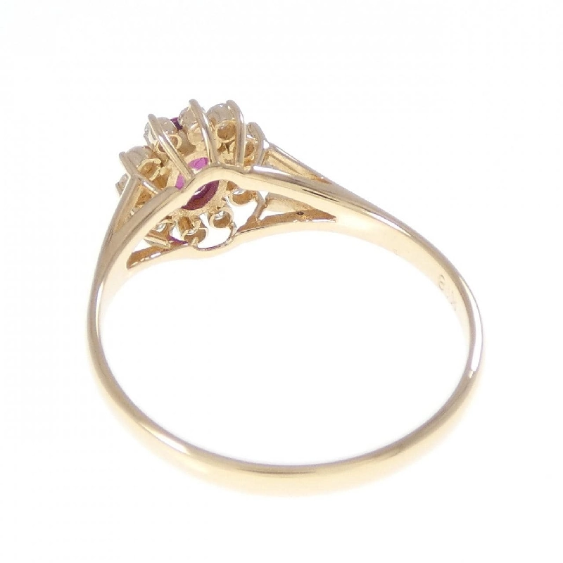 Nhẫn ruby K18YG 0.36CT 667020