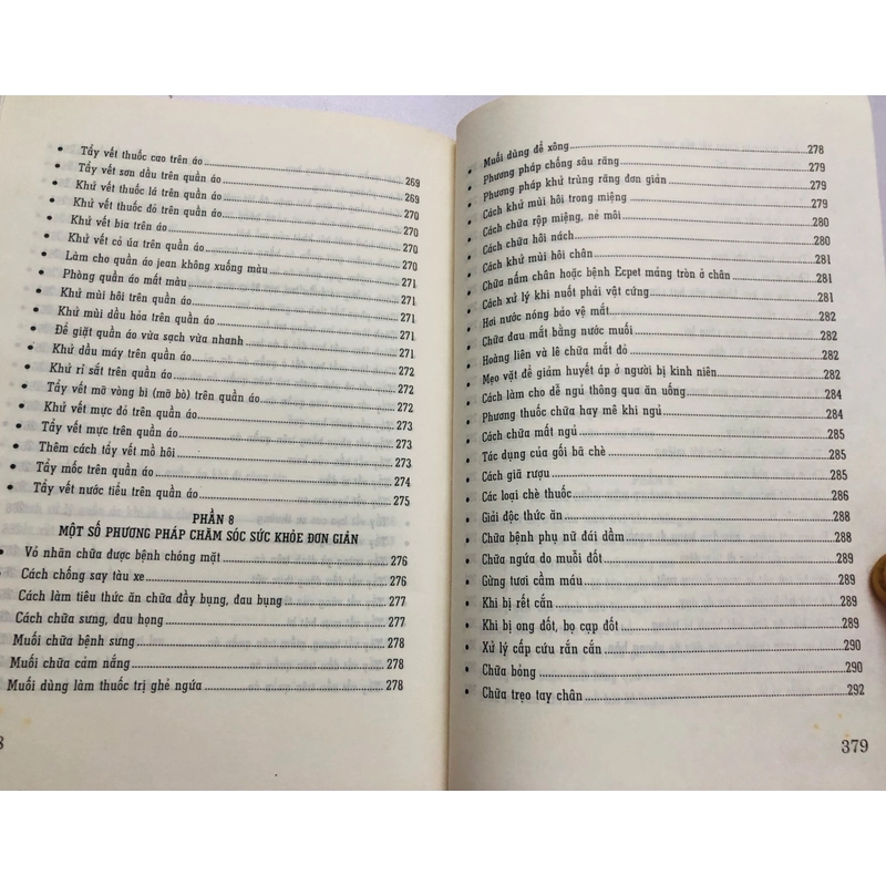 1000 MẸO VẶT TRONG GIA ĐÌNH  - 383 trang, nxb: 2003 360049