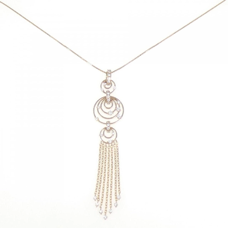 K18PG Dây chuyền kim cương 0.69CT - Hàng hiệu Chính hãng 858193